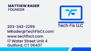 matthew rader tech fix card